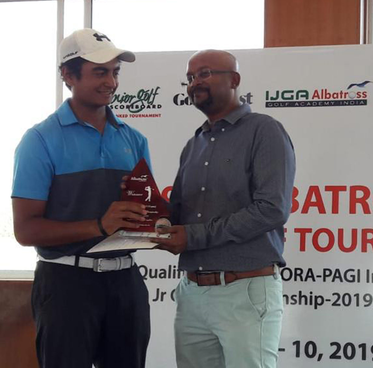 Krishiv has a fantastic outing at the Albatross tournament to win the category A boys