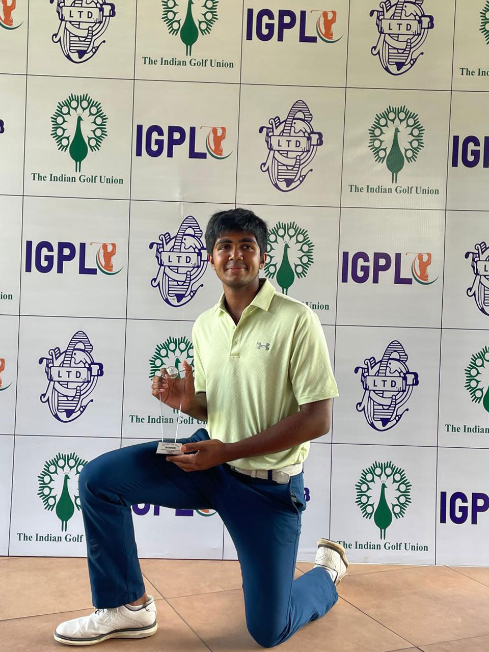 Shamith Dakhane won both A & B Boys Category at the IGU Western India Junior Boys Golf Championship. Puna  Gold Club, Pune.