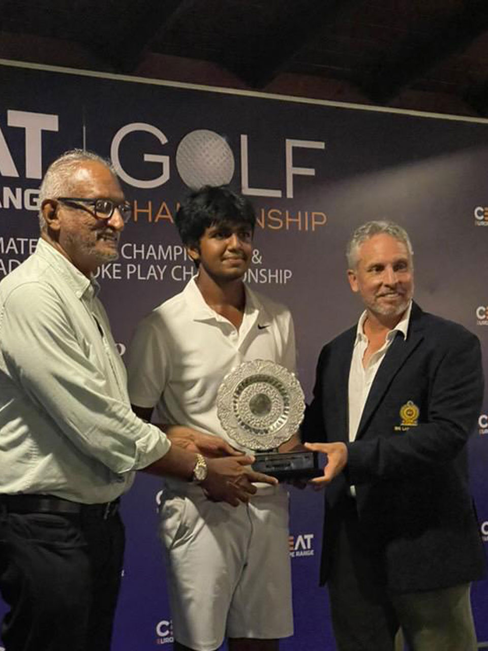 Shamit Dakhane finished runner up in the 133rd Sri Lanka Amateur Golf Championship at Royal Columbo Golf Club, Srilanka 