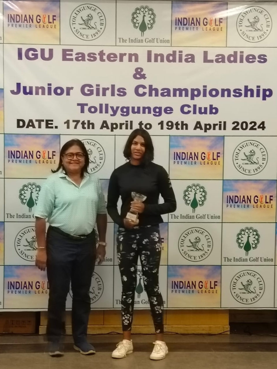 Dia Cris Kumar finished 2nd at the IGU Eastern India Ladies & Junior Girls National Golf Championship held at The Tollygunge Club in Kolkata, with scores of 79, 78 & 75.