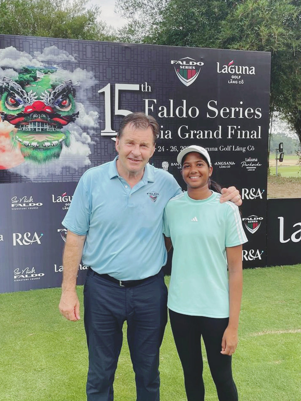 Kaya Daluwatte finished T4th in the grand finale of the Faldo Junior Series, held at Laguna Golf Club in Vietnam