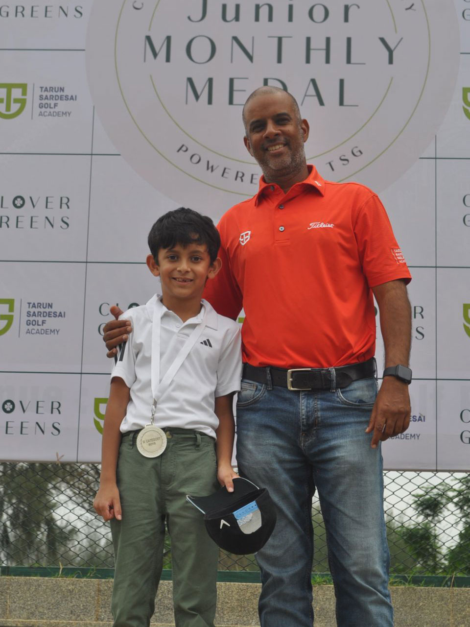 Kabir Singh won the  'E' Boys category at the Clover Greens Junior Monthly Medal powered by TSG, held at Clover Greens Golf Course in Bangalore