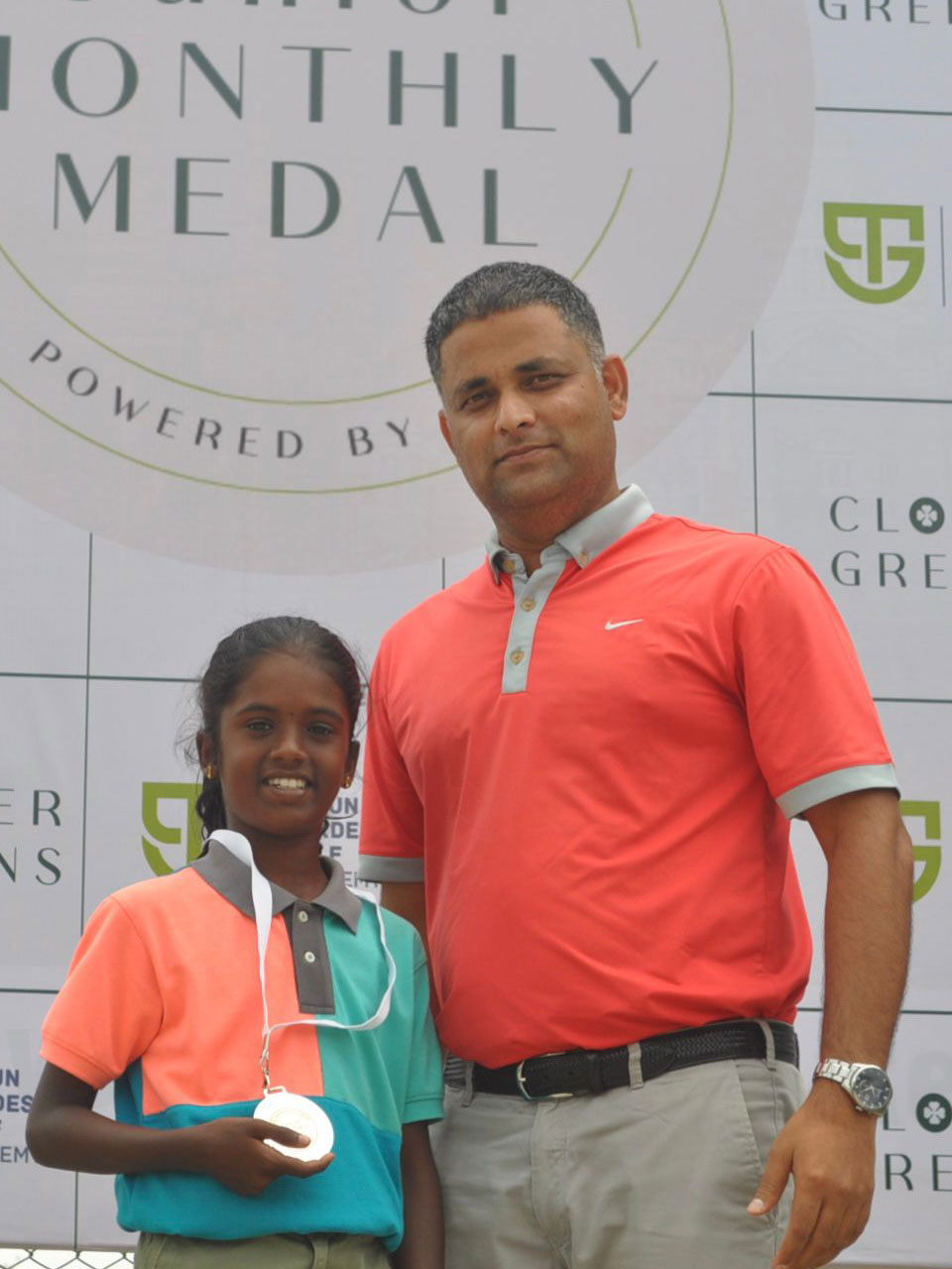 Arpita Shaji finished as runner up in the 'D' Girls Category at the Clover Greens Junior Monthly Medal powered by TSG, held at Clover Greens Golf Course in Bangalore.