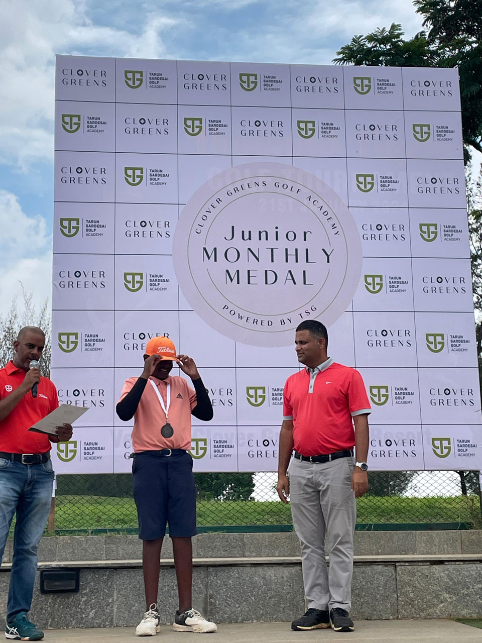 S Nandan finished as 2nd runner up in the 'C' Boys Category at the Clover Greens Junior Monthly Medal powered by TSG, held at Clover Greens Golf Course in Bangalore.