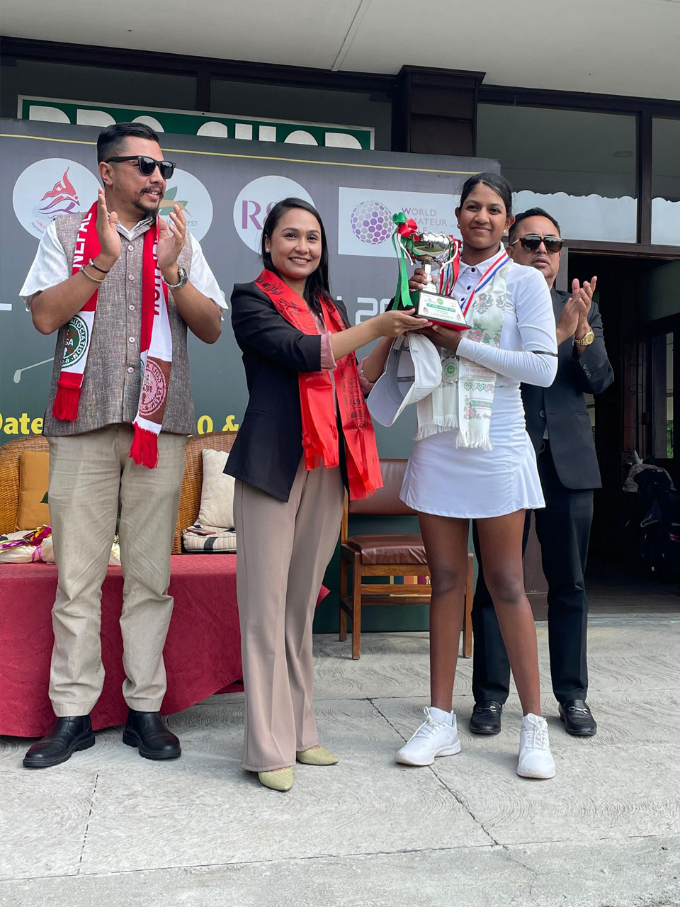 Dia Cris Kumar finished as runner up at the 10th Nepal Amateur Golf Championship in the Ladies category held at Gokarna Forest Resort, Kathmandu.