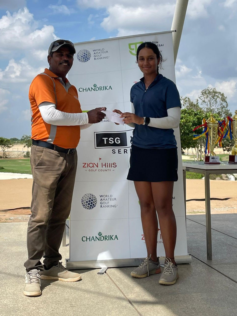 Manvi Singhania finished 3rd in the open girls category at the TSG WAGR Series held at Zion Hills, Bangalore.