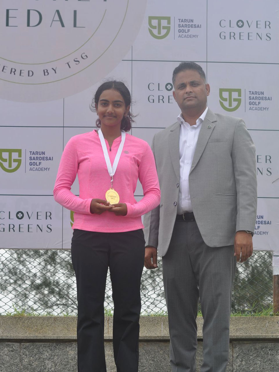 Ananthi Vivek won 'A' Girls Category at the Clover Greens Monthly Medal powered by TSG: Event 2, held at Clover Greens Golf Course in Bangalore.