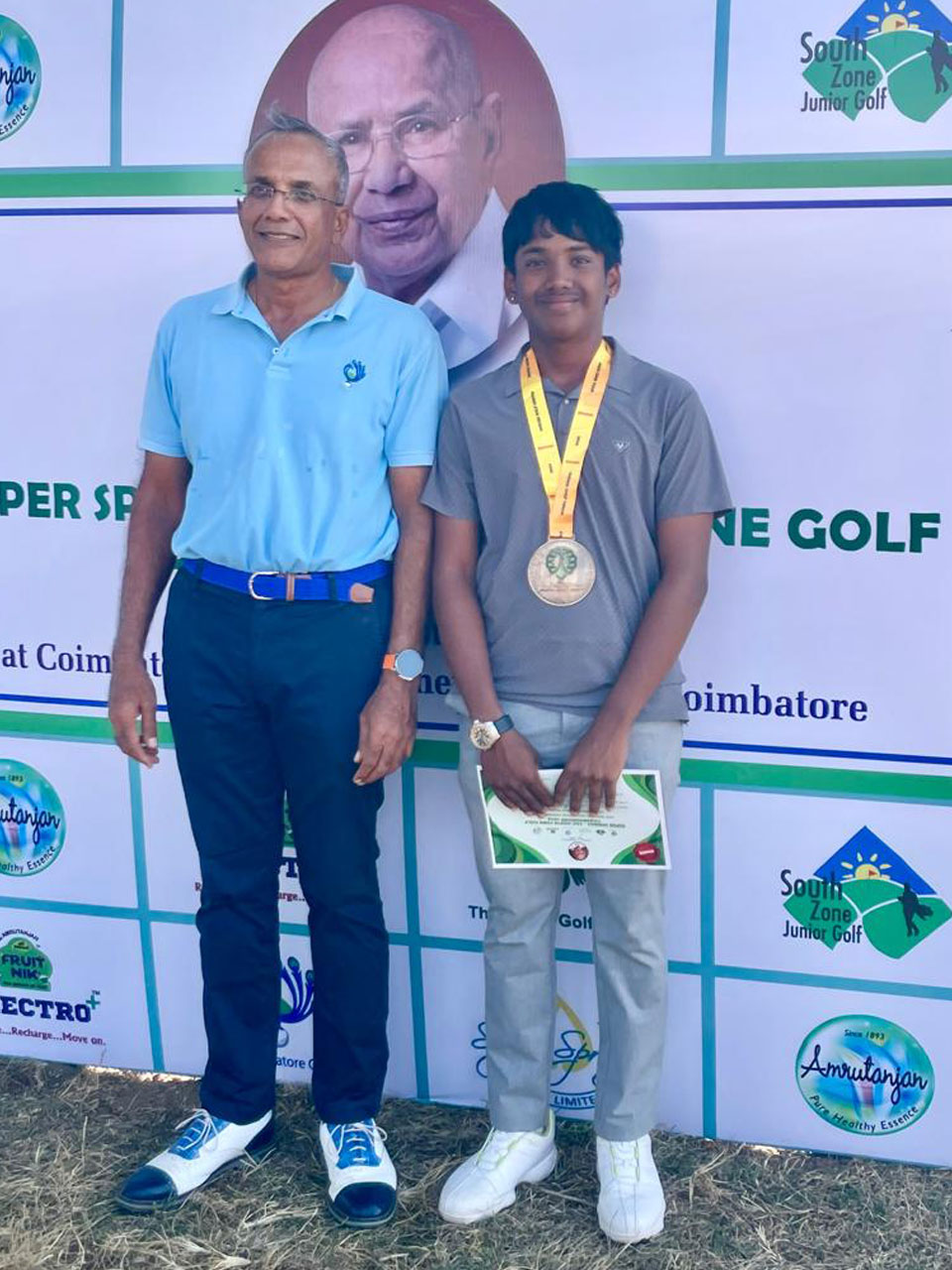 Lavith Prasad won 'B' Boys Category at the Clover Greens Monthly Medal powered by TSG:Event 3, held at Clover Greens Golf Course , Bangalore.