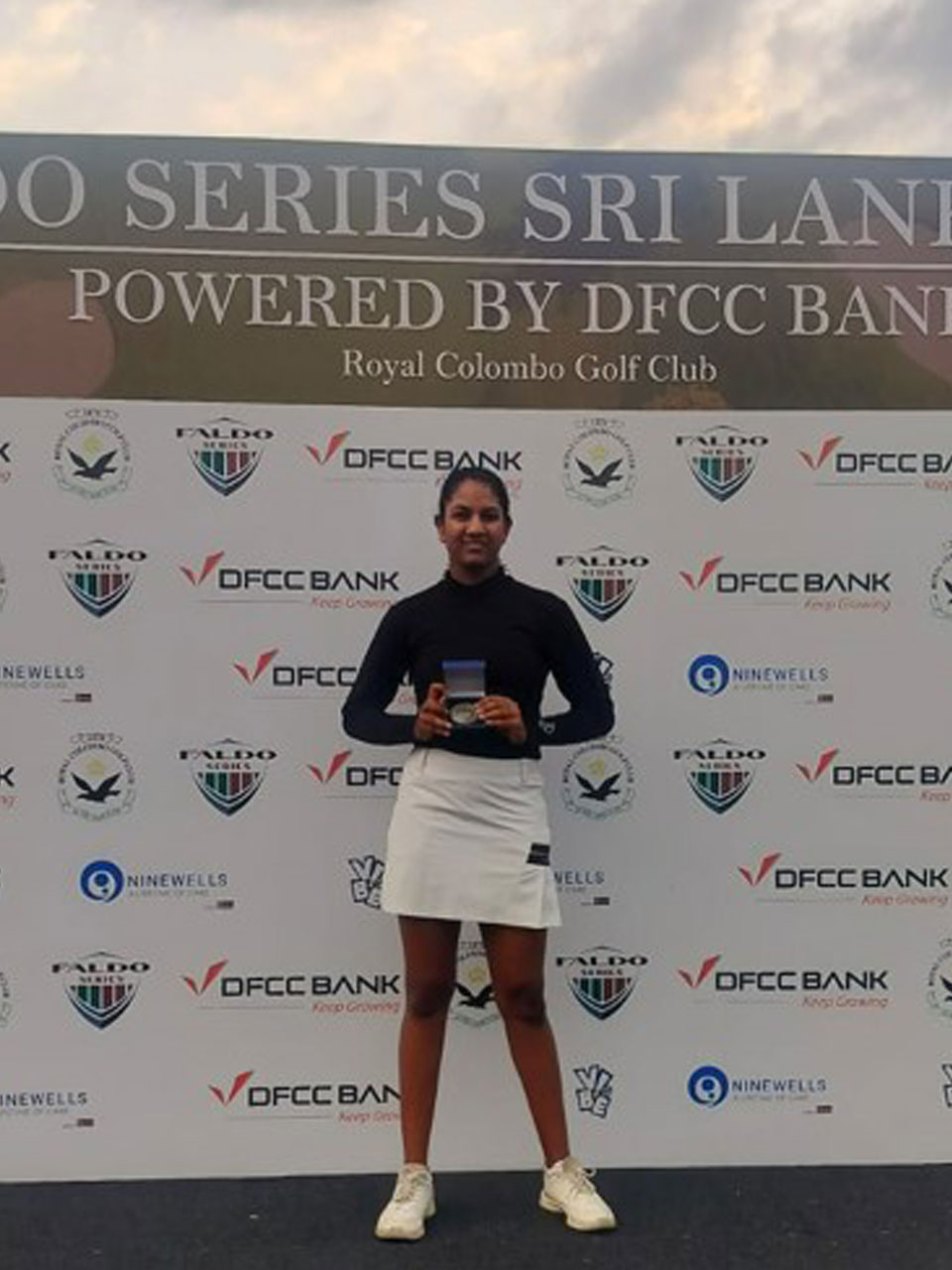 Dia Cris Kumar finished as the runner up in the 13 to 21 Girls category at the Faldo Series Sri Lanka 2025, held at the Royal Colombo Golf Club, Sri Lanka.